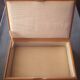Retro leather jewellery box from the 1950s/1960s