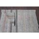 Vintage Turkish Hand-Knotted Wool Cotton Gray Kilim Runner 102x266