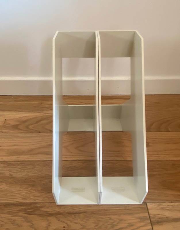 Magazine rack x 2 by Walter Zeischegg for Helit