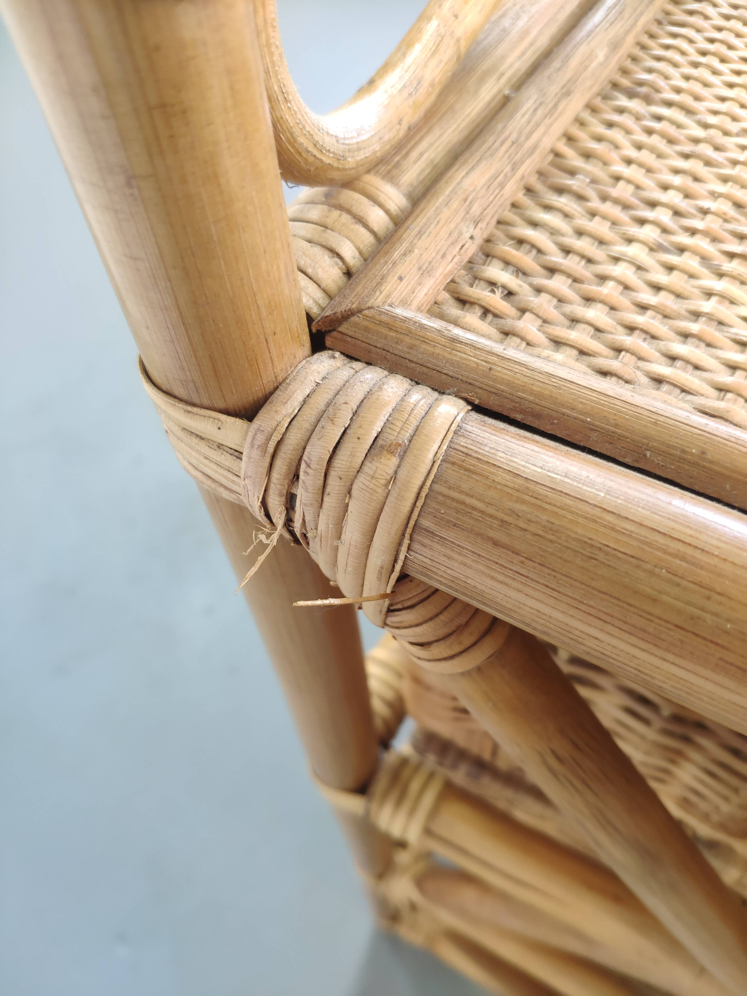 Rattan chest of drawers 4 drawers