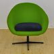 Fauteuil Shell sur pied pivotant années 1960