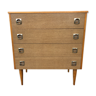 Vintage dresesr 4 drawers 60/70