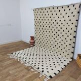 Handmade wool Berber rug 294x194 cm