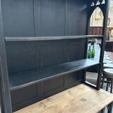 Black patinated bar back