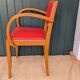 Fauteuil en hêtre courbé, années 40-50