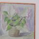 Swedish Oil on Canvas – “Höstsyrener (Autumn Lilacs)” by Paula Wilson