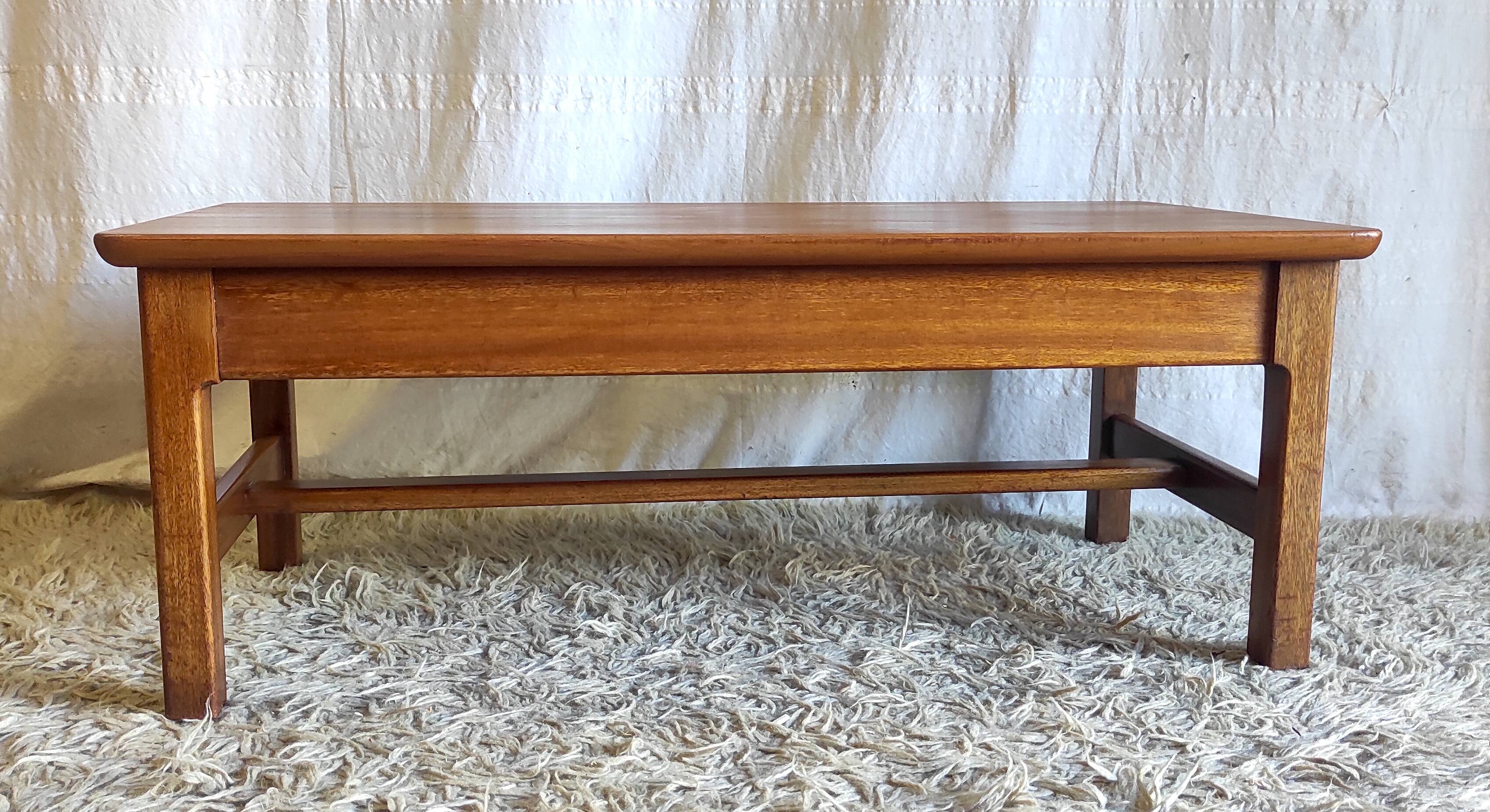 Scandinavian-style teak coffee table - mid-20th century