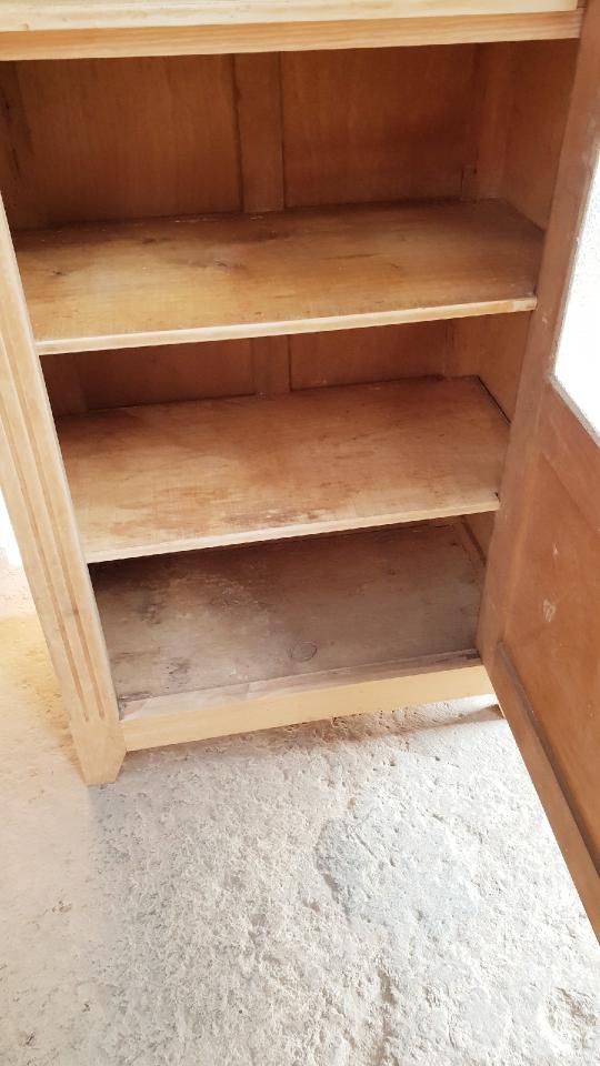 Vintage glass library