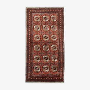 Turkmen handmade wool persian rug- 97x175cm