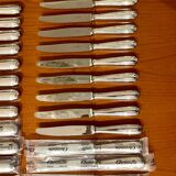 Christofle pearls, 24 knives excellent condition with box