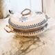 Old Saint Amand ceramic vegetable soup tureen