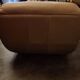 Individual leather armchair