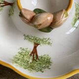 Olive pattern slip dish