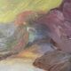 Tableau abstrait années 70
