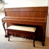 Piano Schimmel àlampe 1968 Braunschweig avec banquette