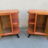 Pair of art deco bedside tables