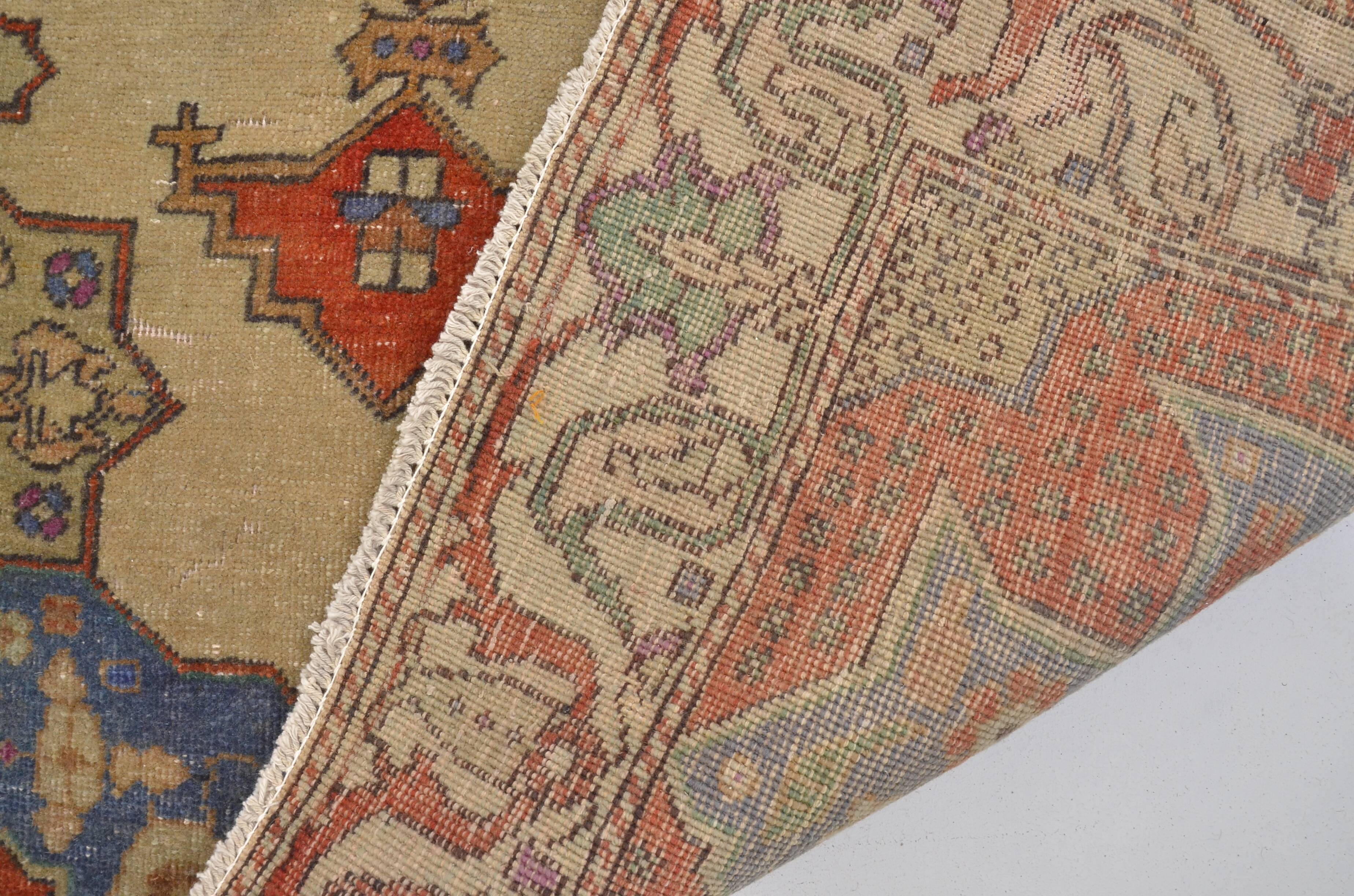 Multi Colour Organic Vintage Carpet sku h434