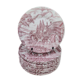 12 English dessert plates Myott Royal Mail