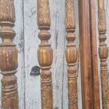 Paires de porte de crypte en bois, 19ème s.