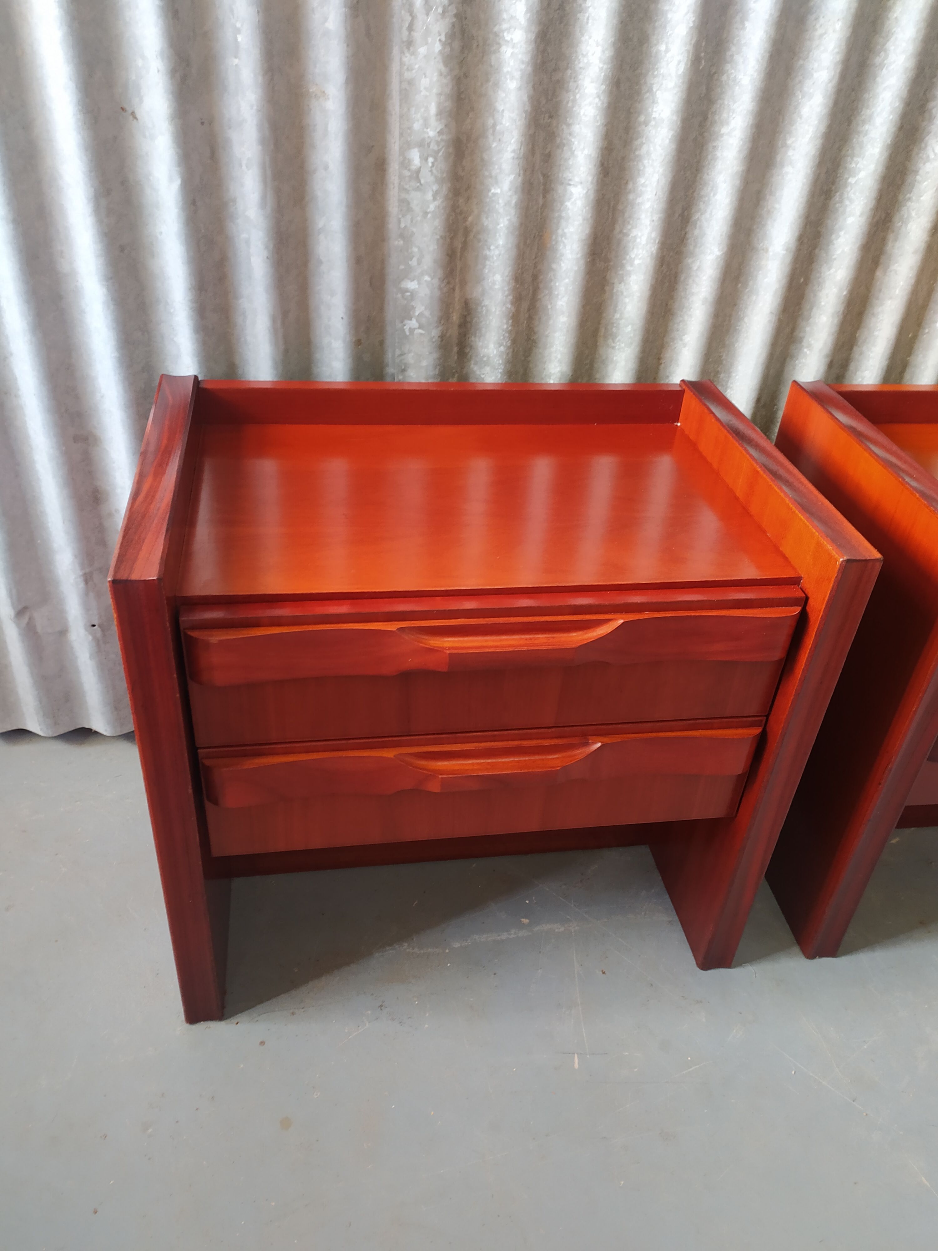 Pair of vintage bedside table