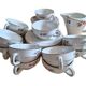 Antique tea service Moulin des Loups Orcérame – 25 pieces – floral decoration