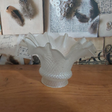 Pair Of French Vintage Art Nouveau Glass Replacement Shades