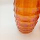 Paire Vases Art Déco Josef Invald Carnival Marigold Orange Irisé Jacobean
