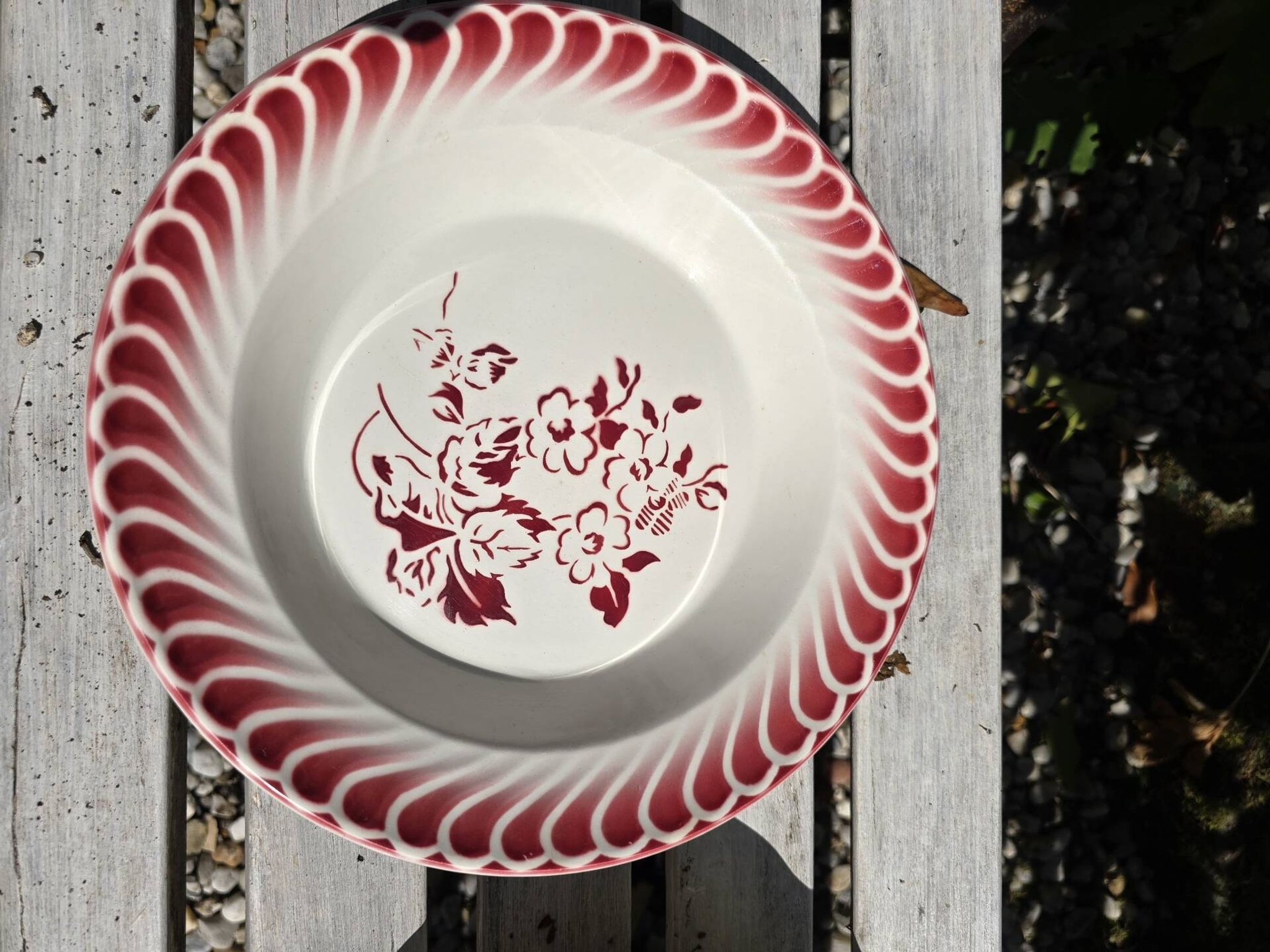Plats anciens ronds et ovales, années 60 -70