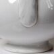 Antique white earthenware toilet jug from Pexonne, France