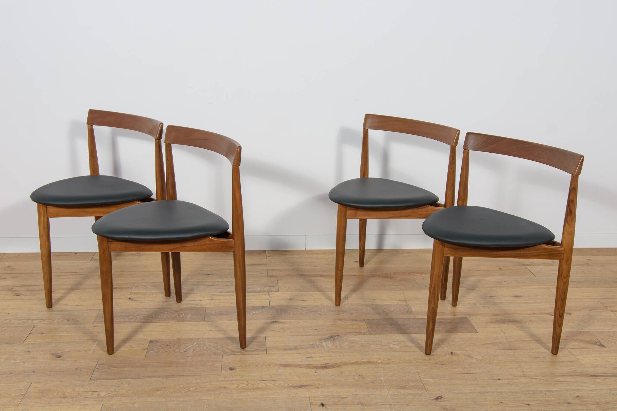 Mid-Century Teak Dining Table and Chairs Set by Hans Olsen for Frem Røjle,