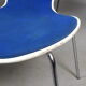 5 chaise bleue « Butterfly » d'Arne Jacobsen, Series 7