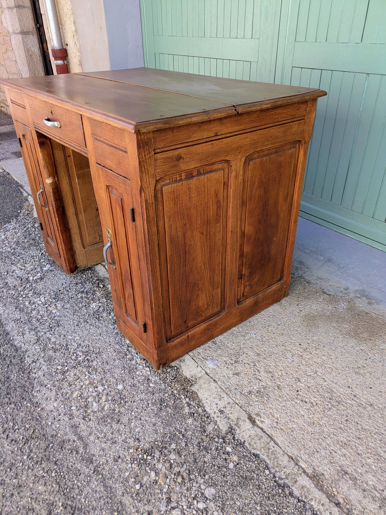 Vintage solid wood desk