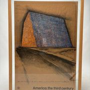 Christo & Jeanne-Claude, Texas Mastaba / America: The Third Century, 1975, Paper, Framed