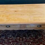 Antique solid wood farmhouse coffee table