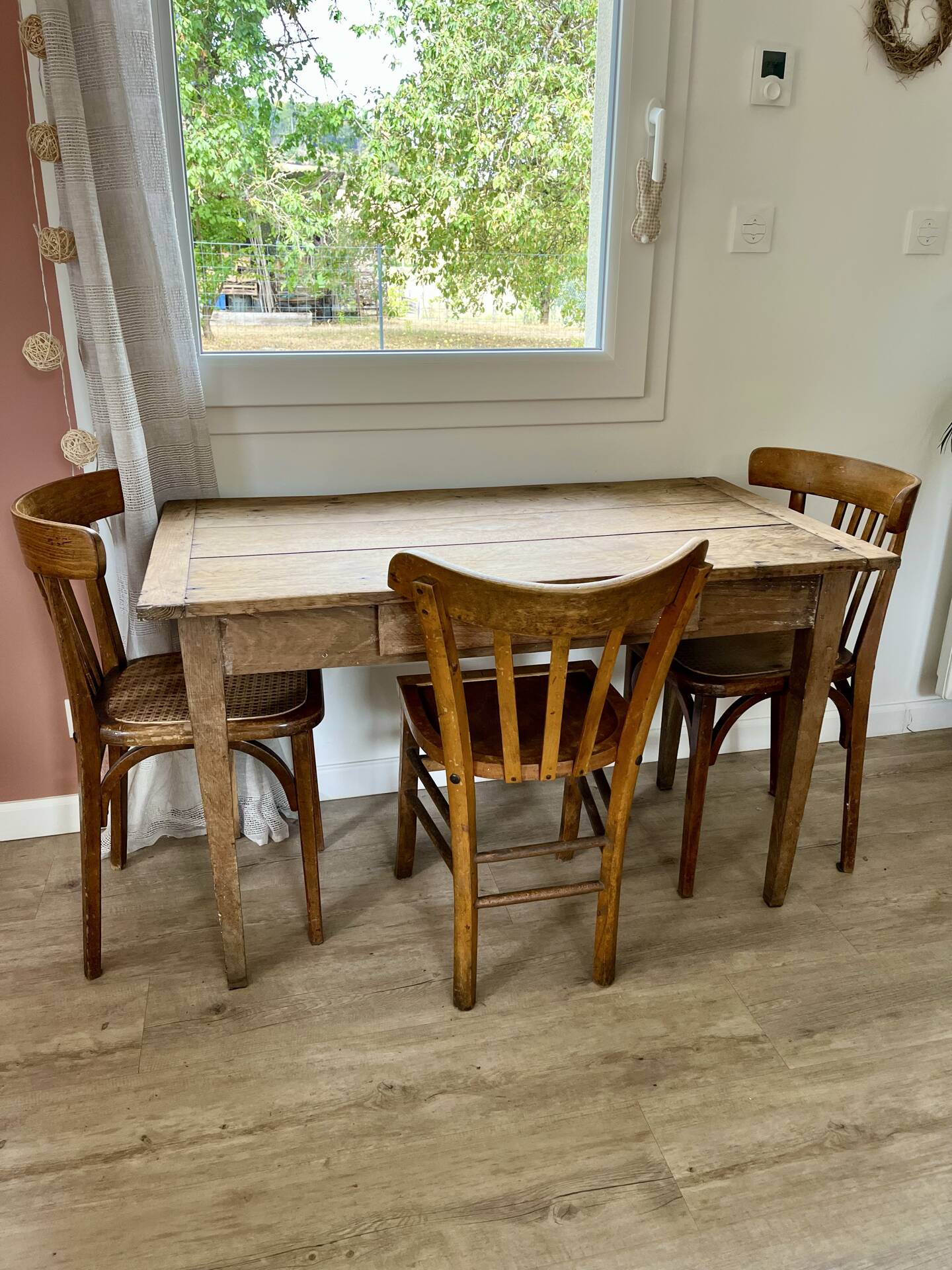 Oak farmhouse table