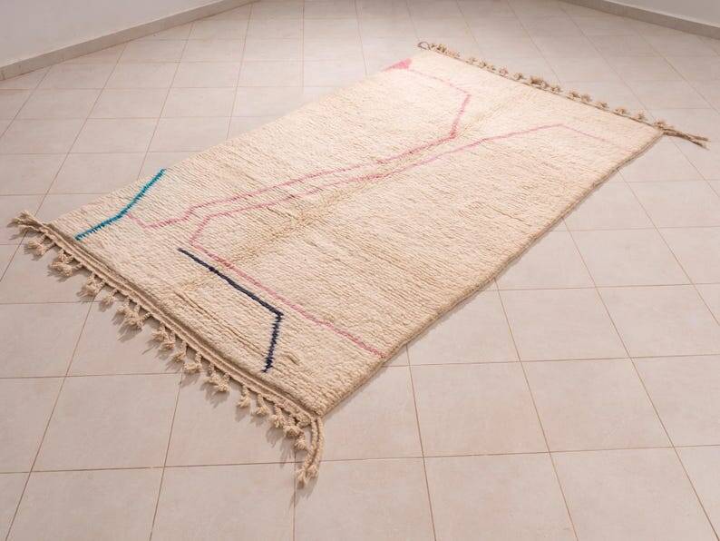 Handmade Moroccan blessed rug, 150 x 250 cm