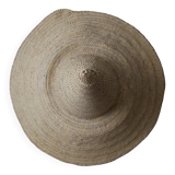 Hand-woven wicker straw hat, decorative object, bohemian, ethnic, handmade