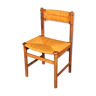 Wooden & straw chair 1960