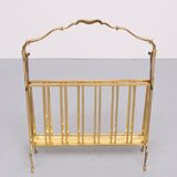 Brass Magazine holder Maison Baguès 1950s France