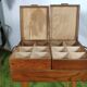 Vintage worker wood foot compass