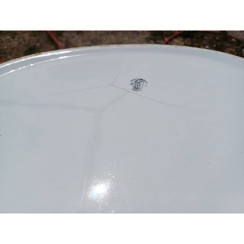 Earthenware planter: BF Belgium 19th century