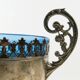 Sugar bowl, Art Nouveau, silver-plated brass, WMF, Germany, 1900s