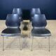 Ensemble de 4 chaises Maui noires par Magistretti pour Kartell années 2000 Italie