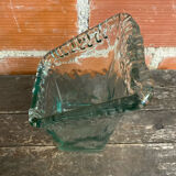 Vintage Bubble Glass Cascade Design Vase #C868