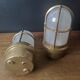 Pair of antique boat wall lights