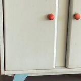 Armoire de poupée en bois années 50