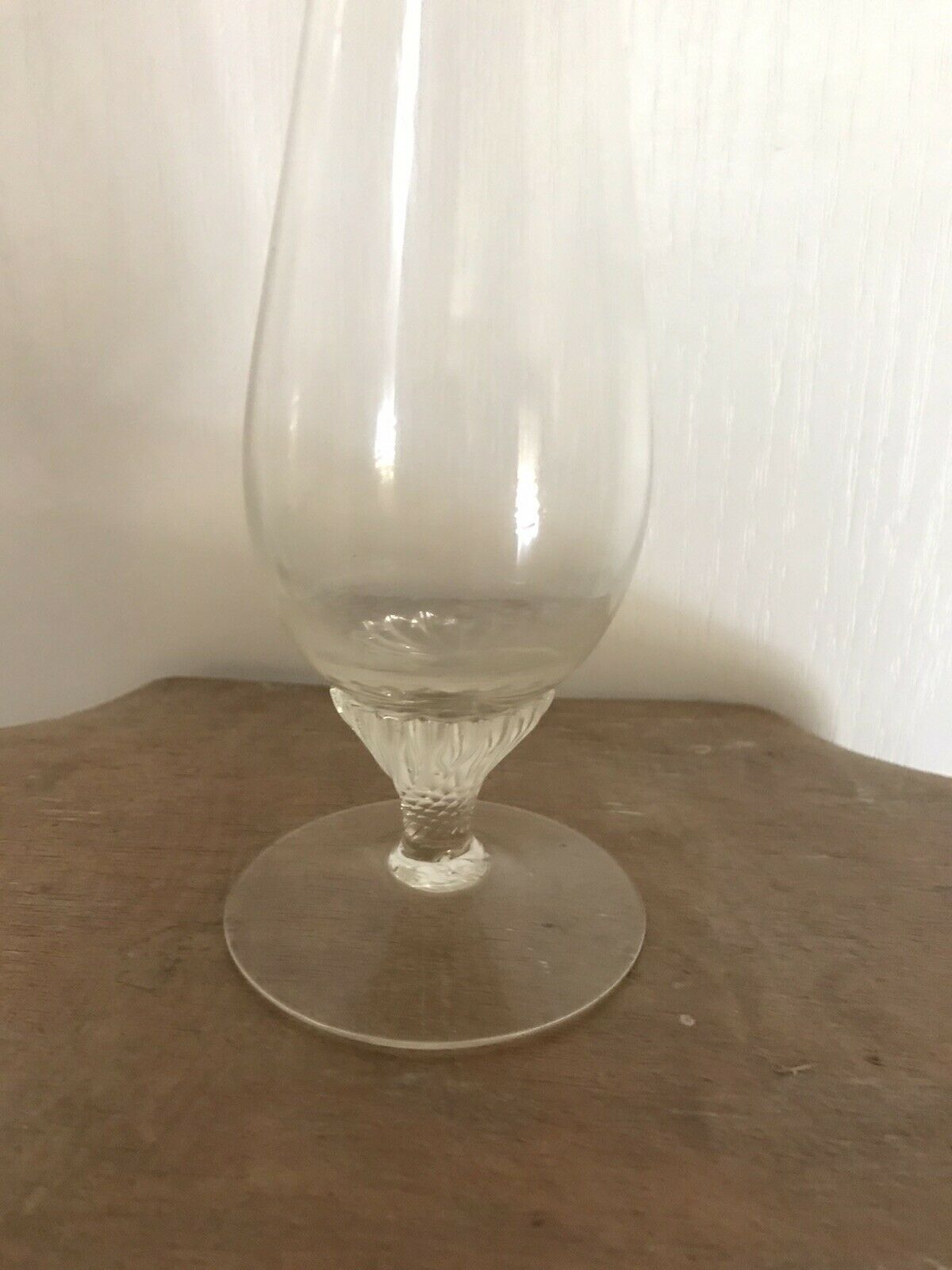 Vintage glass soliflore vase