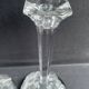 Pair of crystal candle holders - Cristallerie Nachtmann