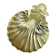 Ashtray or shell-shaped trinket tray in gilded zamak – EP Zinc, Italy, 1960s