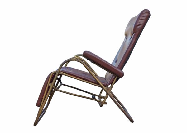 Chaise longue transat vintage lama années 60